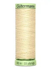 Нить Top Stitch 30/30 м для декоративной отстрочки, Gutermann, 610 св.кремово-желтый