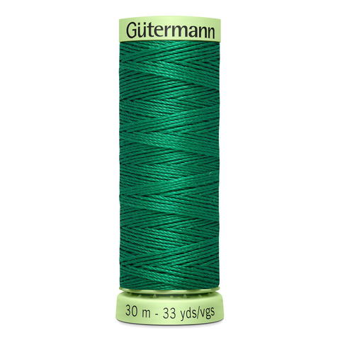 Нить Top Stitch 30/30 м для декоративной отстрочки, Gutermann, 402 изумрудно-зеленый
