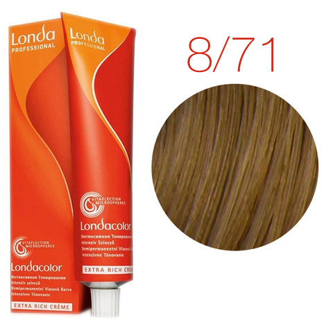 LondaColor 8/71 (Светлый блонд коричневый пепельный) - Интенсивное тонирование