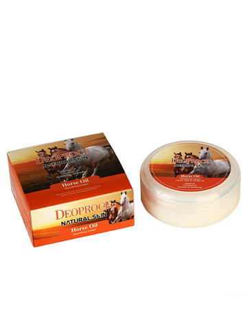 Deoproce natural skin horse oil nourishing cream Крем для лица и тела питательный на основе лошадиного жира 100 г