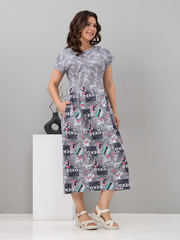 Платье П-026/серыйваренка-артдеко