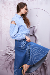 Джинсовая юбка