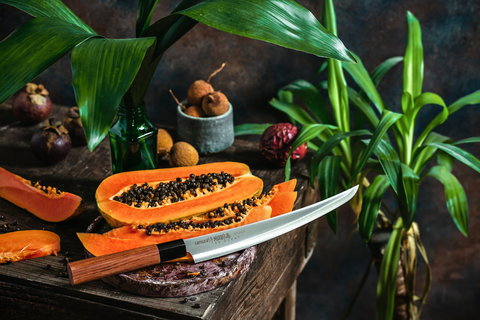 Нож кухонный для нарезки 23см Samura Okinawa SO-0146T/K