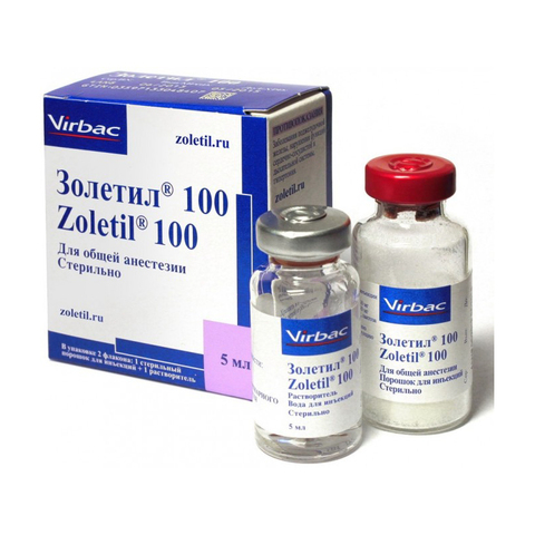 Золетил 100 (тилетамин, золазепам)