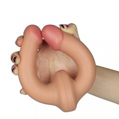 Двусторонний фаллоимитатор - 31.5.Φ 3.5 (мед. силикон)