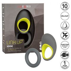 Набор из двух серых эрекционных колец Link Up Edge - 