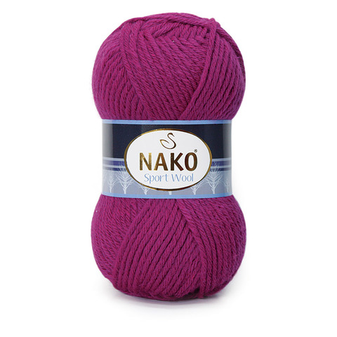 Sport Wool Nako (25% шерсть, 75% премиум акрил, 100/120м)