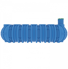 Емкость  подземная для питьевой воды Мультпласт B35 35000 л. горизонтальная (9150x2400x2400см;1250кг;синий) - арт.555434.44