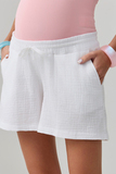 Шорты для беременных 16460 белый