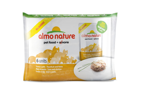 Набор паучей Almo Nature Multipack Classic Tuna and Chicken