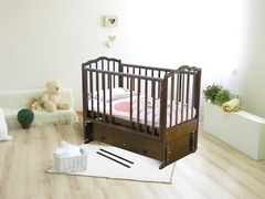 С 676 ЗН с\с М Кровать детская "Ангелина" маят пр (слоновая кость)