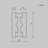 Шинопровод накладной/подвесной Maytoni Busbar trunkings flarity TRX154-111B