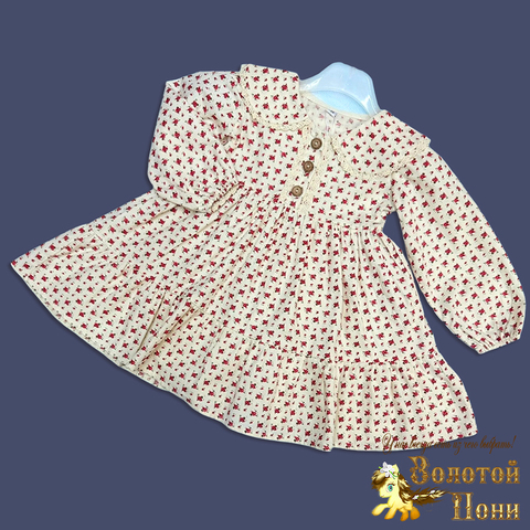 Платье хлопок детское (2-7) 250928-D7055
