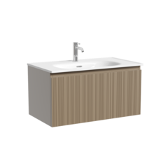 Sancos CD80GB Тумба подвесная Code 785х453х400, c одним ящиком с доводчиками, цвет серо- бежевый фото