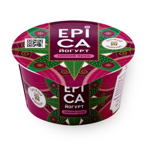 Йогурт Эпика Зимний пунш 4,8% 130гр