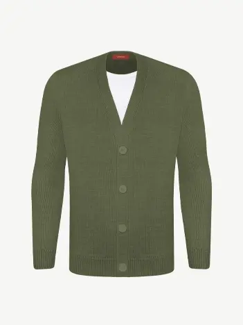 Кардиган с пуговицами из экохлопка