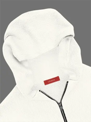 Толстовка на замке из шелка