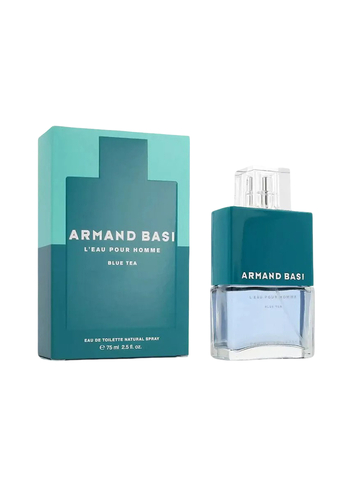 ARMAND BASI L'Eau Pour Homme Blue Tea men 75ml edt NEW