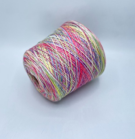 Filati Venezia (пр.Италия),art-Calzetteria, 4/16 400/100гр, 75%Меринос, 25%Полиамид, цвет-Ягодный микс(5930), арт-36624