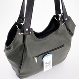 Сумка Саломея 284 македония оливковый + черный