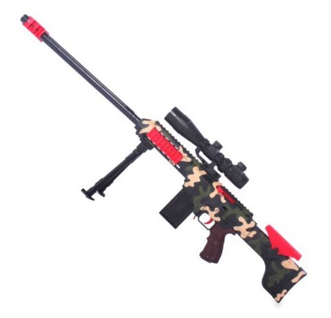 Винтовка с гильзами камуфляж в пак