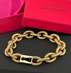 Колье-цепь объемное в стиле Schiaparelli