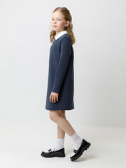 платье  для девочки  К 5934/индиго