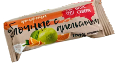 Конфета яблочная с апельсином глазированная 26 г