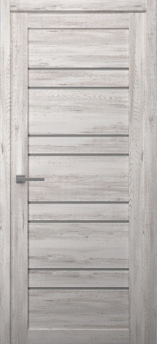 Дверь межкомнатная Альберо (Фрегат) Эко-вуд Дублин, цвет альпийская ель, пленка ПВХ, стекло мателюкс