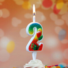 Свеча-цифра тортовая 