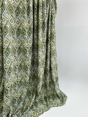 Вискоза штапель Зеленый ромб