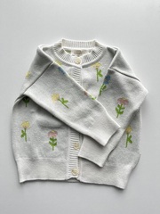 7910-344 Кардиган вязаный (цветочные мечты)