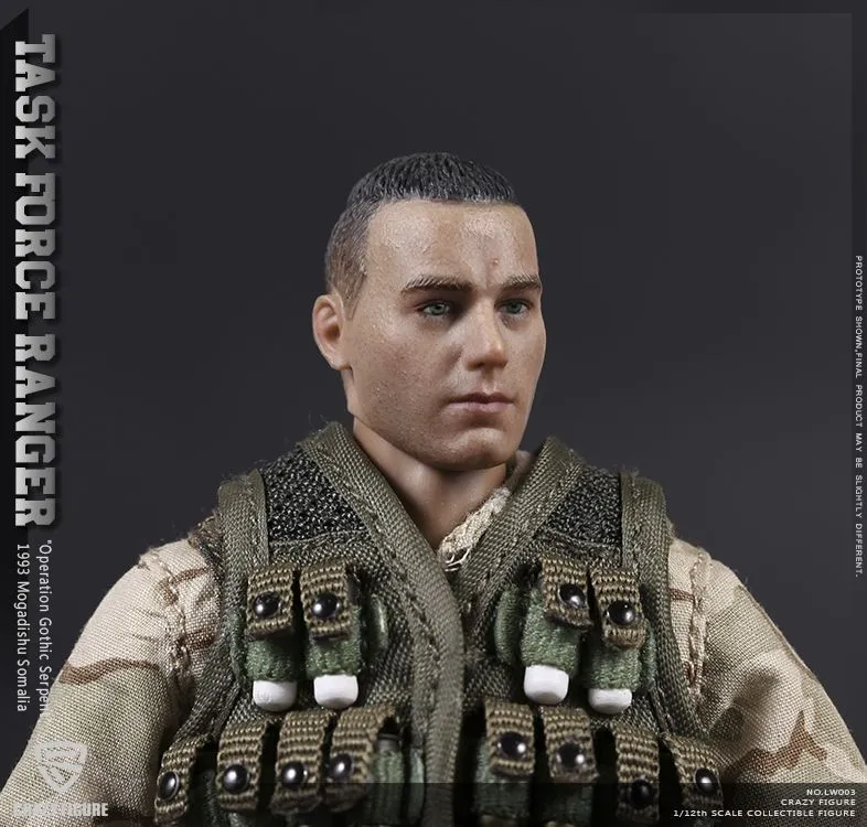 Фигурка Сержант Мэтт Эверсманн из фильма Падение Чёрного ястреба 1/12