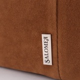 Сумка Саломея 479 эко-замша миндаль