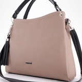 Сумка Саломея 264 норвежский тауп + черный