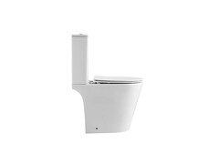 Унитаз-компакт напольный с бачком безободковый AQUATEK ЛИБЕРТИ , смыв ТОРНАДО, 600*390*805мм