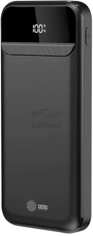 Мобильный аккумулятор Cactus CS-PBFSCA-10000_MAK 10000mAh 4.5A 2xUSB-A, USB-C черный
