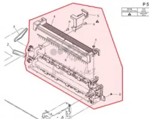 Узел вывода бумаги Konica Minolta A5C0F8950F