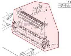 Узел вывода бумаги Konica Minolta A5C0F8950F