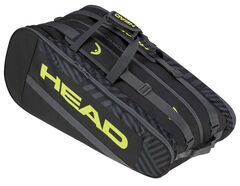 Теннисная сумка Head Base Racquet Bag L - black/neon yellow