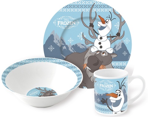 Холодное сердце Олаф Набор керамической посуды — Posuda Frozen