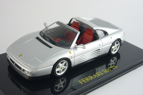 Ferrari 348 TS Targa 1985-1995 silver Altaya 1:43