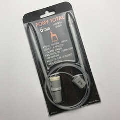 Спицы PONY прям/гибк алюм.со счет.6,0мм/60см арт.55313