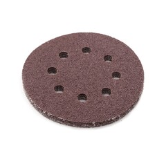 45-9-268 Круг абразивный на ворсовой основе, под липучку, перфорированный, Р36, 125мм, 5шт. (РемоКолор)