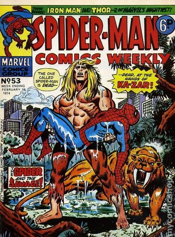 Spider-Man Comics Weekly (1973 UK) Issue 53