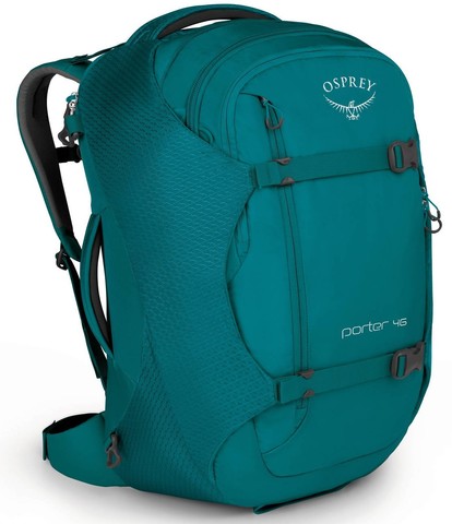 Картинка рюкзак для путешествий Osprey Porter 46 Diablo Red - 1