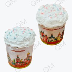 Форма бумажная под кулич 90/90 мм "Кремли" от 20 шт/1 упак