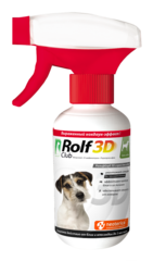 Rolf Club 3D спрей от клещей и блох для собак 200мл
