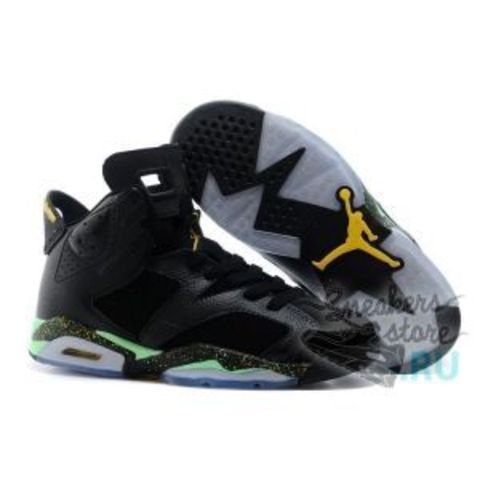 Air Jordan 6 Retro Men (Black/Green)