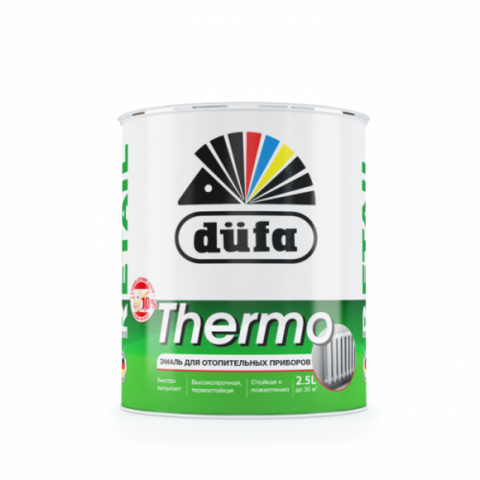 Dufa Retail THERMO/Дюфа Ритейл Термо эмаль для отопительных приборов белая